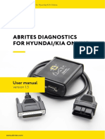 Abrites Diagnostics For Hyundai Kia Online User Manual