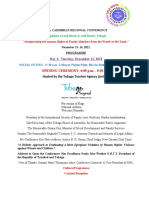 Isfl Caribbean Regional Conference - Final Programme.