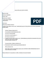 Application Form Format