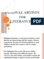 National Artists For Literature