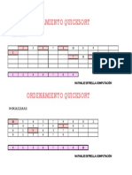 OrdenamientoQuickSort Estrella