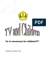 "Is TV Necessary For Children??": English Task