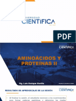 Semana 15 - Amonoácidos y Proteínas Ii - Química Orgánica