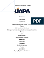 Tarea 2 y 3 de Trastorno Infanto Juvenil