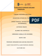 Ensayo Sistemas Predeterminados de Tiempos