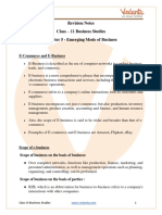 Class 11 Business Studies Chapter 5 - Revision Notes