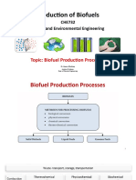 Lecture Biofuels Production Processes