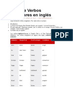 Lista de Verbos Irregulares en Inglés