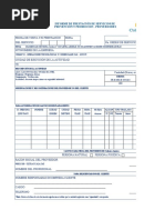 Colmena Seguros - Informe de Prestación de Servicios - Orden de Serv. 1003747