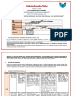 EXPERIENCIA DE APRENDIZAJE INTEGRAL DIVERSIFICADA N°05 - 1°y 2° INGLES Y ARTE