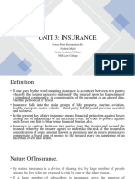 UNIT 3 Insurance