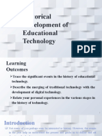 Lesson 2 Historical Development of Education Technology