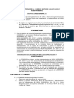 To Interno de Comision Mixta de Capacitacion y Adistramiento de Miga Ingenieria