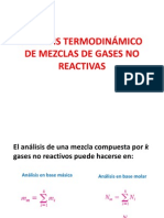 Mezclas de Gases No Reactivas