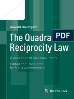 The Quadratic Reciprocity Law