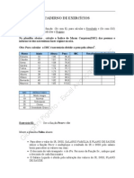 Caderno de Exercícios Excel AV