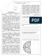 Avaliação de Artes - 4º Bim