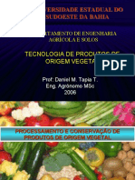 Processamento de Produtos de Origem Vegetal