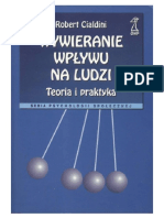 Cialdini R Wywieranie Wplywu Na Ludzi