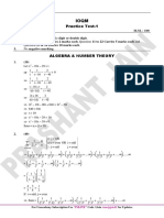 IOQM 2022 Practice Test-01 - Solution