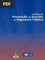 Cartilha de Prevenção de Suicídios Na Segurança Pública