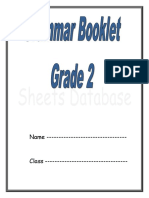 Grammar Booklet Grade 2 Sheets Database