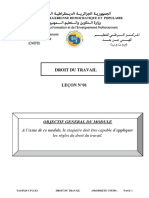 Cours N°01 de Droit Du Travail