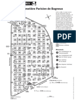 Plan Du Cimetière Parisien de Bagneux: A B C D E