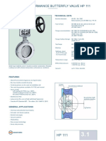 EBRO HP111-K1 High Performance Butterfly Valve