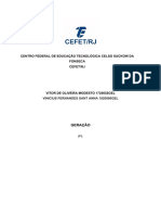 Avaliação Geração CEFET (Vitor Modesto e Vinicius Fernandes)