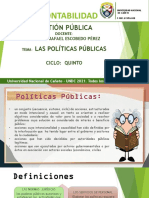 Semana #11 Las Politicas Publicas