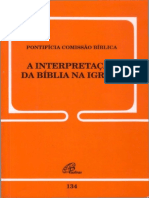 Pontifícia Comissão Bíblica - A Interpretação Da Bíblia Na Igreja