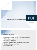 Multimedia Project Management