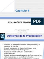 Evaluación de Programas CIPP EDUC8030Ch04