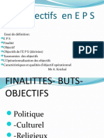 2-Les Objectifs en EPS