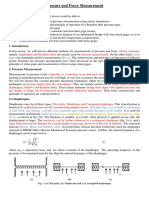 Pressure and Force Measurement