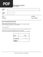 Y9 Econs Qua 3 Assessment