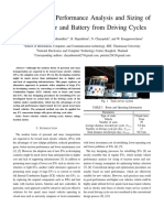 EV Conversion Performance Analysis and Sizing of Traction Motor and Battery