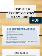 CHAPTER 8 Event Logistics Management Ed