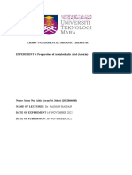 Chm457 Fundamental Organic Chemistryexp 1