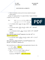 Solutions TD1 Chimie L1 GAT21