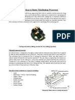 7 Introduction To Basic Machining Processes