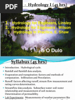 Module 1 - Hydrological Cycle