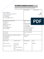 Commercial Invoice Exercise