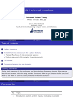 Lec04 - Laplace and Z-Transform