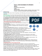 UNIT 7 Physiology & Injuries in Sports 2022-23