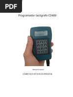 Cd400 Tacho Programmer Instruction User Manual - En.es