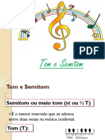 Tom e Semiton e Intervalos e Escalas - PPTX