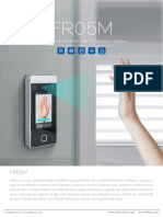 FR05M Face Palm Fingerprint Time Attendance Access Control - HFSecurity J