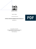 African Christian Marriage and Divorce Act 51 of 1931